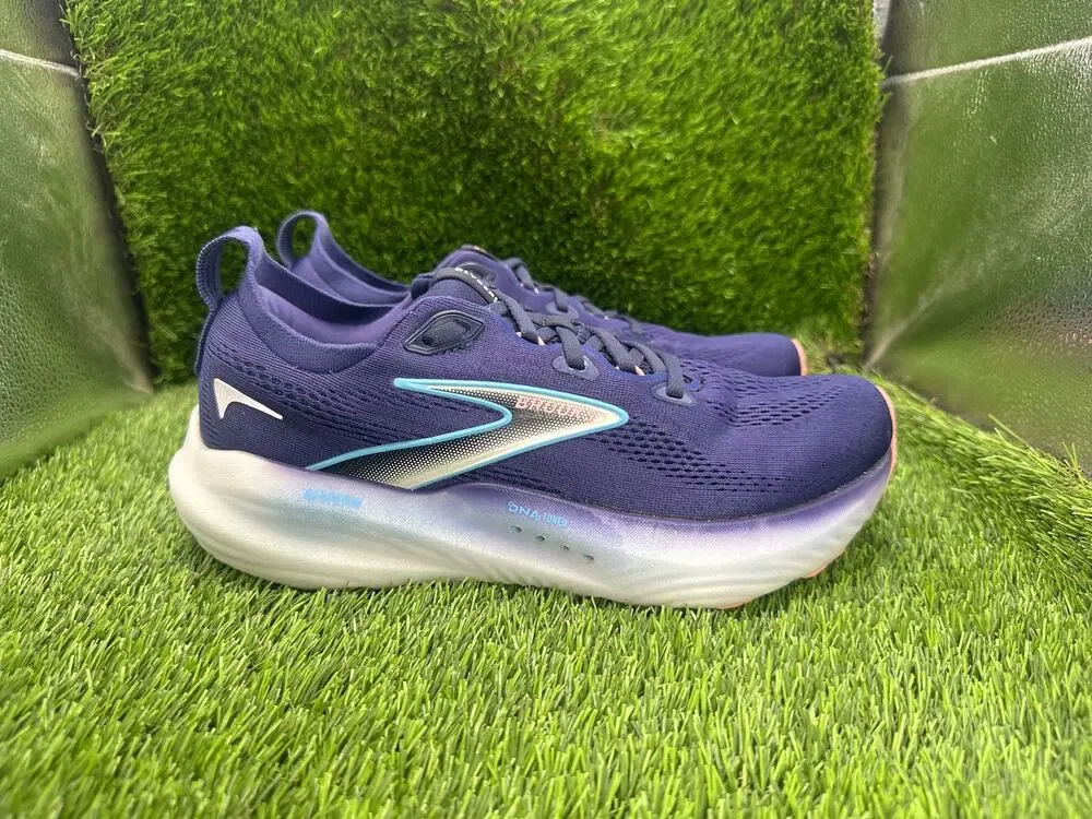 Brooks Glycerin 22 1204341B429 Athletic Sneaker Womens 10B Blue Jacquard Jogging